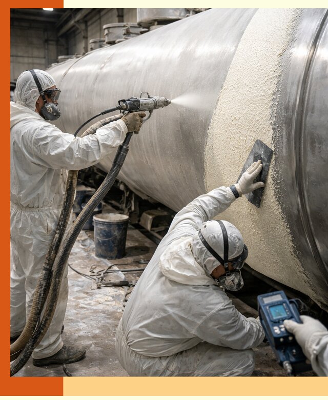 Утепление автоцистерн жидкой теплоизоляцией в Биробиджане