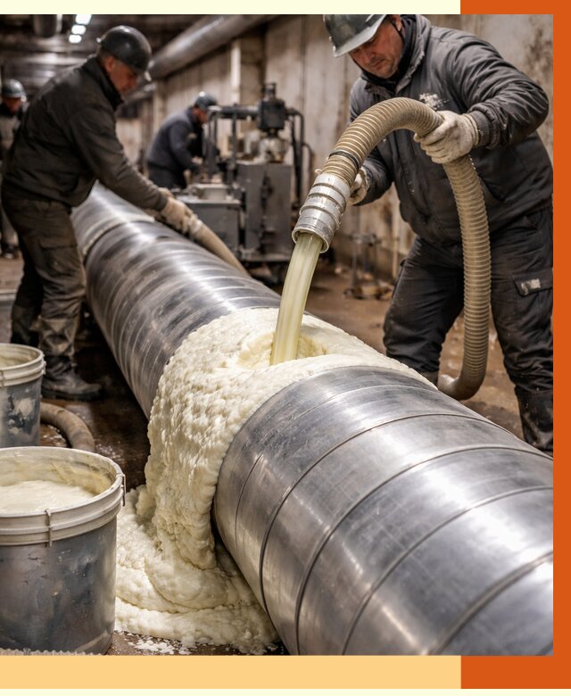 Утепление теплотрассы жидкой теплоизоляцией в Биробиджане от 4258 руб. | ТепломастерБрб