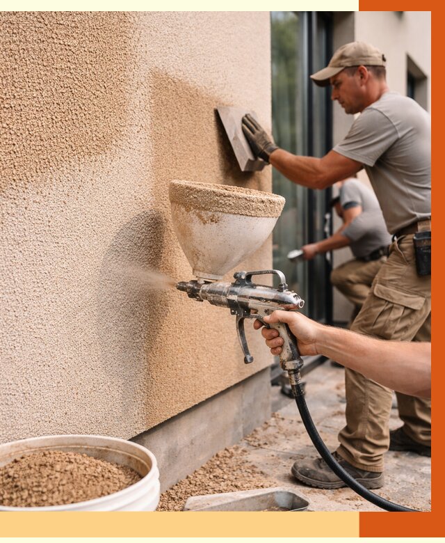 Утепление фасада жидкой пробкой в Биробиджане от 4866 руб./м² под ключ | ТепломастерБрб