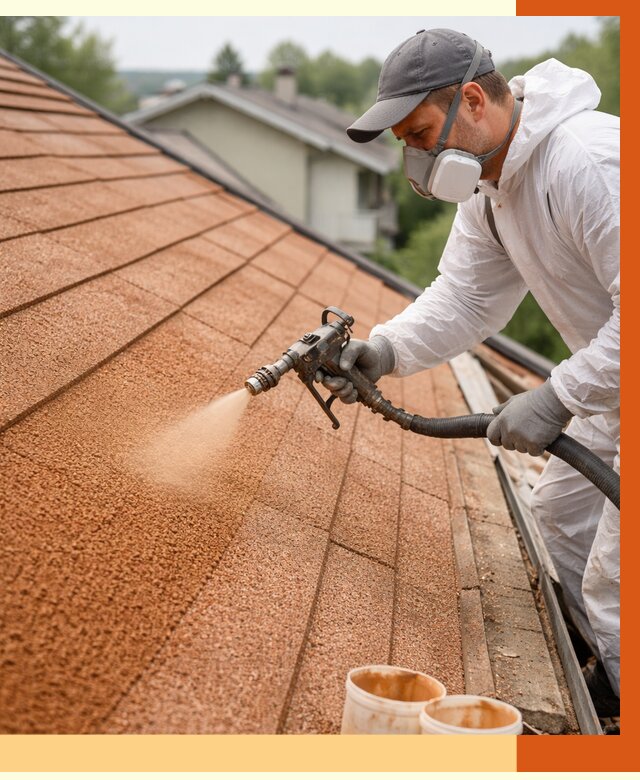 Утепление кровли жидкой пробкой в Биробиджане от 2737 руб./м² под ключ | ТепломастерБрб