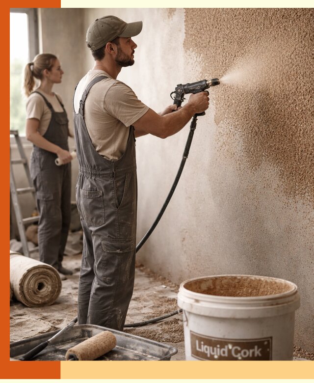 Утепление стен жидкой пробкой в Биробиджане эффективное и долговечное