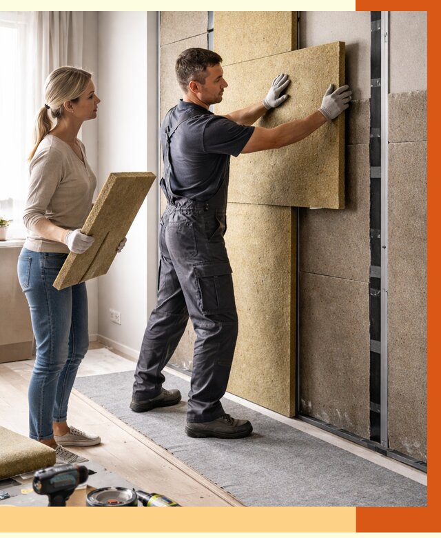 Профессиональная шумоизоляция квартиры в Биробиджане от 7604 руб. за м2 | ТепломастерБрб