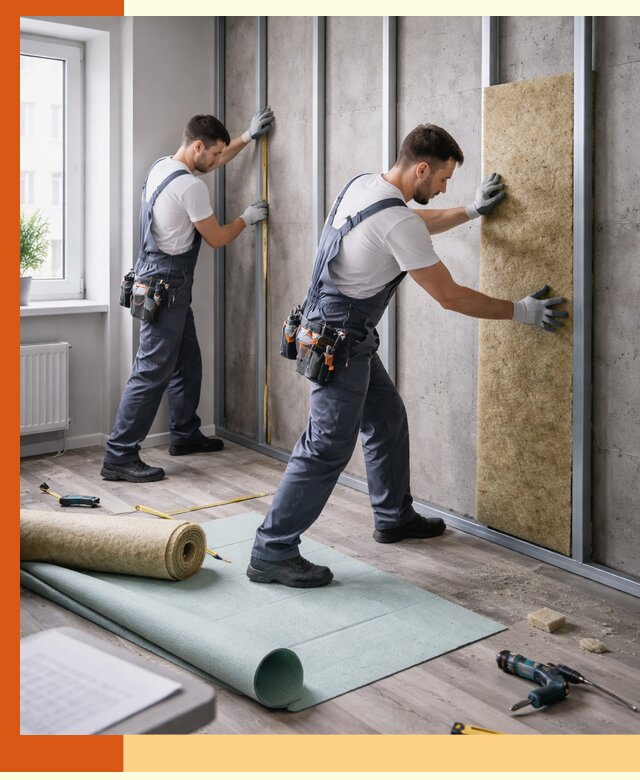 Шумоизоляция квартиры под ключ в Биробиджане — профессионально и гарантированно