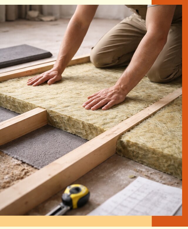 Шумоизоляция пола в Биробиджане от 1267 руб./м² — профессиональная звукоизоляция | ТепломастерБрб