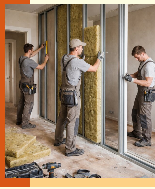 Шумоизоляция межкомнатных перегородок в Биробиджане эффективно и надёжно