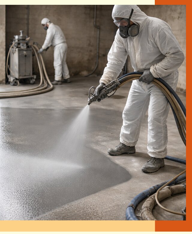 Гидроизоляция полимочевиной в Биробиджане от 8617 руб/м² — напыление полимерной гидроизоляции | ТепломастерБрб