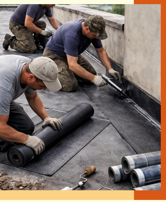 Гидроизоляция кровли в Биробиджане от 4562 руб. — профессиональная гидроизоляция крыши | ТепломастерБрб