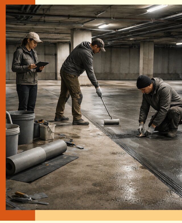 Гидроизоляция паркинга в Биробиджане: качественная защита зданий