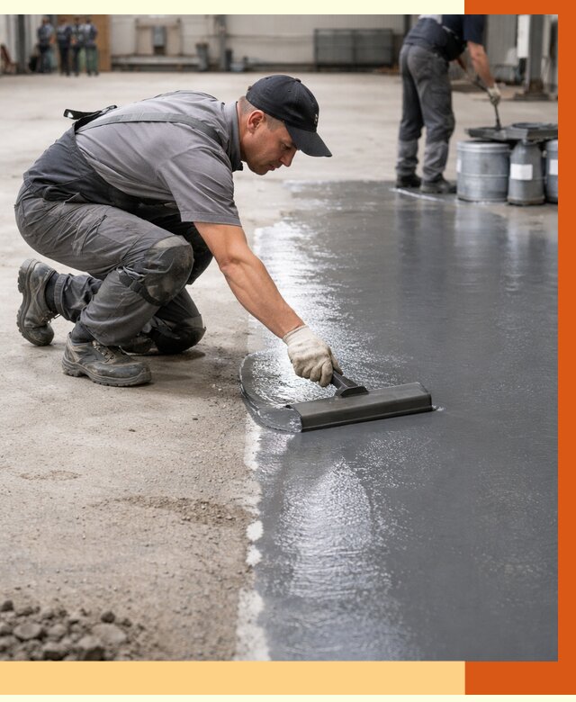 Гидроизоляция промышленного пола в Биробиджане от 1217 руб./м2 — ТепломастерБрб специалисты под ключ