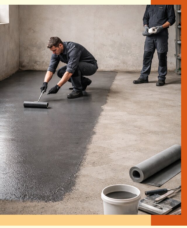 Гидроизоляция гаражного пола в Биробиджане от 3548 руб./м² — ТепломастерБрб профессионально