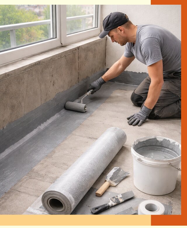 Профессиональная гидроизоляция балкона в Биробиджане от 4258 руб. | ТепломастерБрб