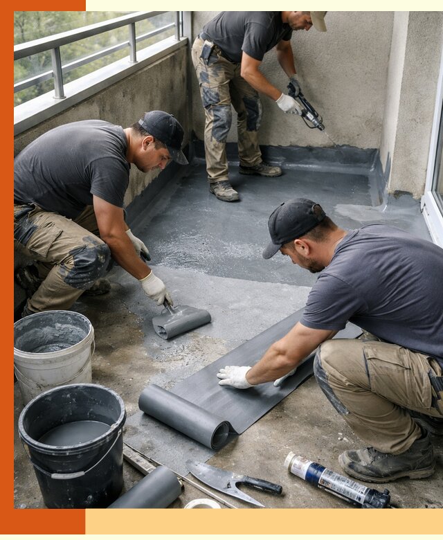 Гидроизоляция балкона в Биробиджане: надежная защита от протечек