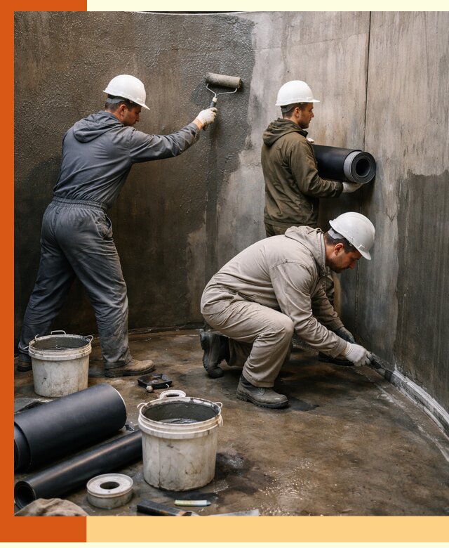 Гидроизоляция резервуара профессионально в Биробиджане