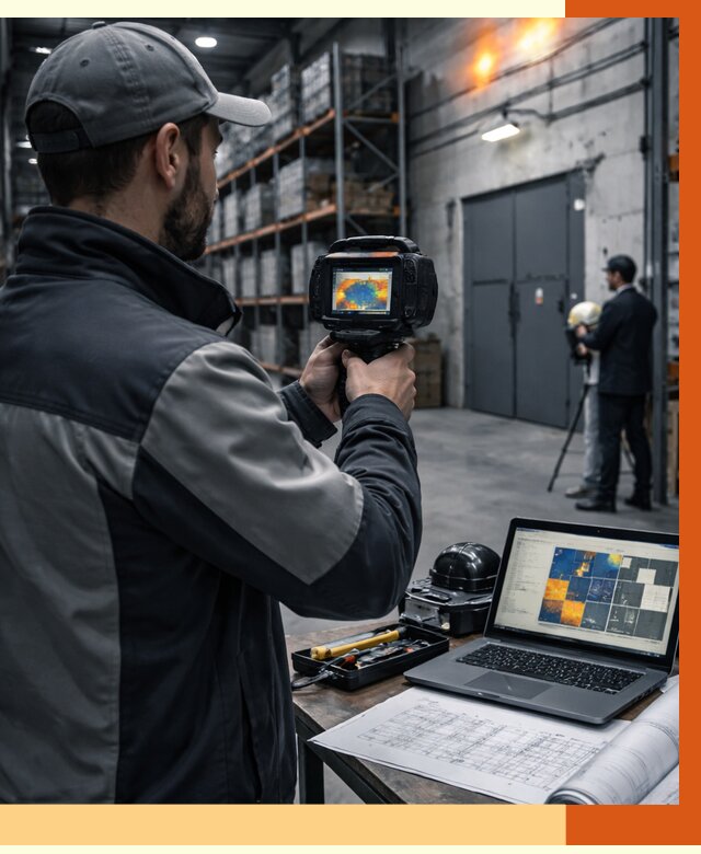 Тепловизионное обследование склада в Биробиджане от 6590 руб. | ТепломастерБрб