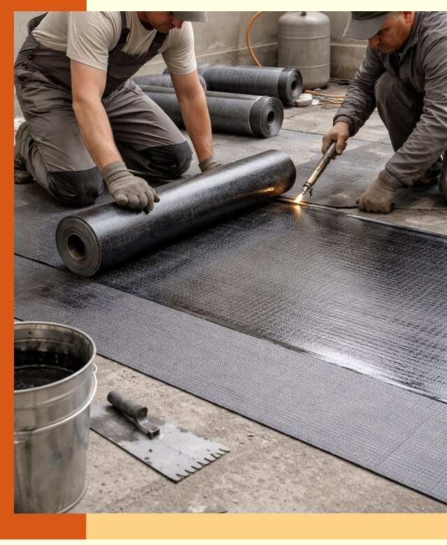 Монтаж гидроизоляционной мембраны в Биробиджане для зданий и конструкций
