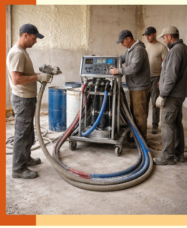 Аренда установки для напыления ППУ в Биробиджане на выгодных условиях